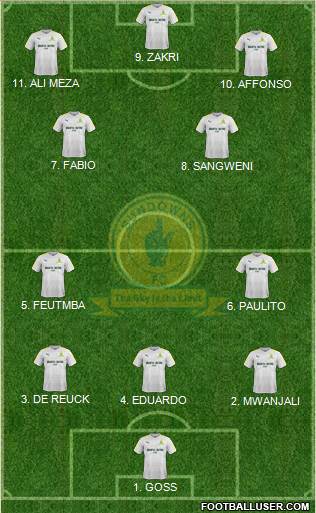 Mamelodi Sundowns football formation