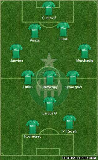 A.S. Saint-Etienne football formation