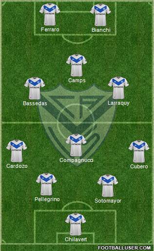 Vélez Sarsfield football formation