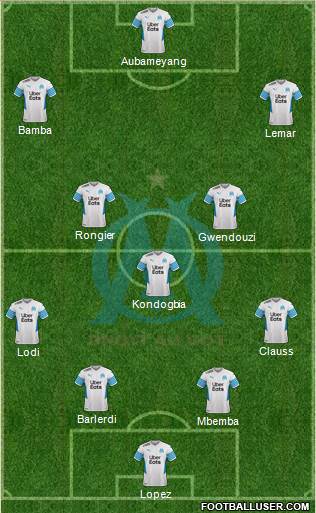 Olympique de Marseille football formation