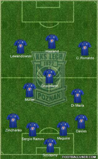 Lech Poznan football formation