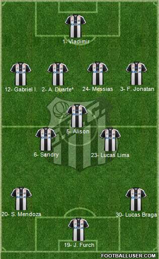 Santos FC Formation 2023
