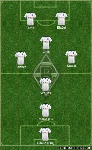 Borussia Mönchengladbach football formation