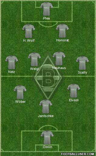 Borussia Mönchengladbach football formation