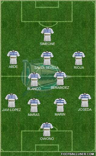 D. Alavés S.A.D. football formation