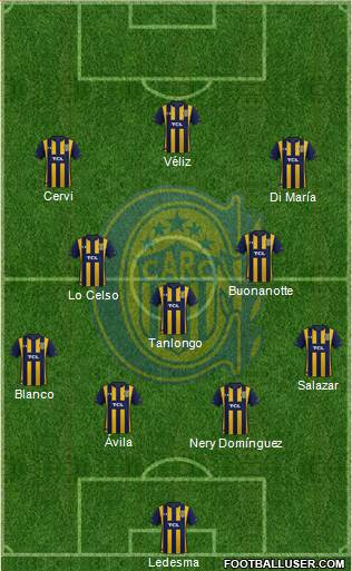 Rosario Central football formation