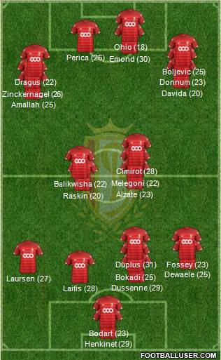 R Standard de Liège football formation