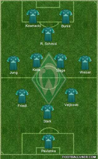 Werder Bremen football formation