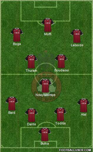 OGC Nice Côte d'Azur football formation