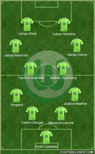 VfL Wolfsburg football formation