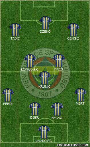 Fenerbahçe SK football formation