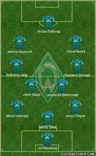 Werder Bremen football formation