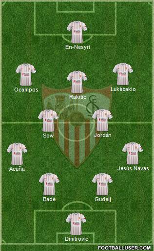 Sevilla F.C., S.A.D. football formation