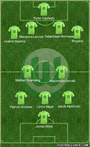 VfL Wolfsburg football formation