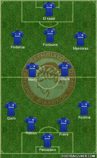 Olympiakos SF Piraeus football formation