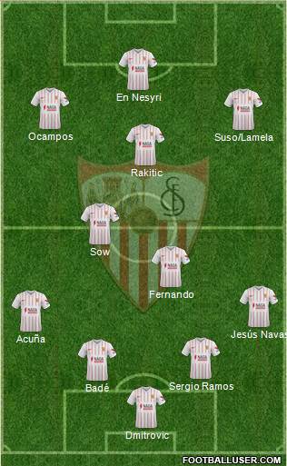 Sevilla F.C., S.A.D. football formation