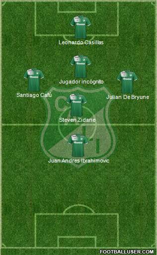 AC Deportivo Cali football formation