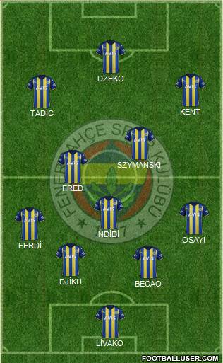 Fenerbahçe SK football formation