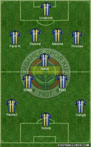 Fenerbahçe SK football formation