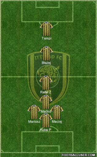 Al-Ittihad (KSA) 4-1-4-1 football formation