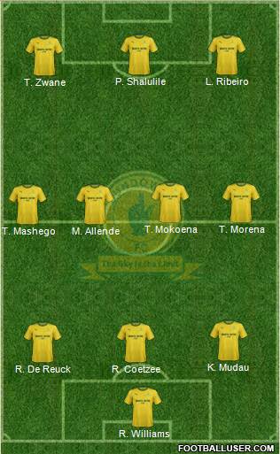 Mamelodi Sundowns football formation