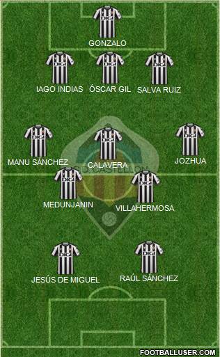 C.D. Castellón S.A.D. football formation