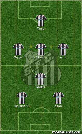 Santos FC Formation 2023