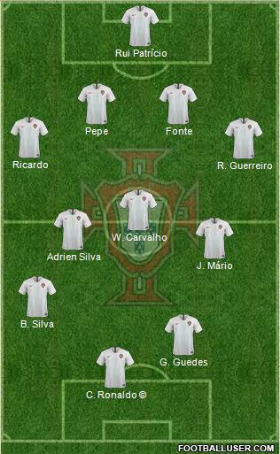 Portugal football formation