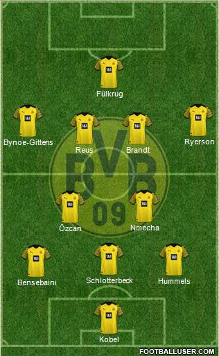 Borussia Dortmund football formation