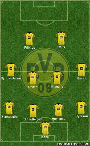 Borussia Dortmund football formation