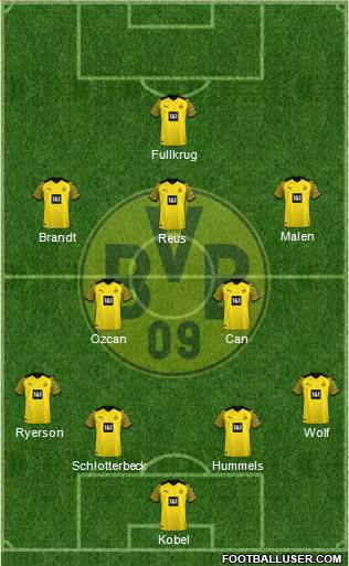 Borussia Dortmund football formation