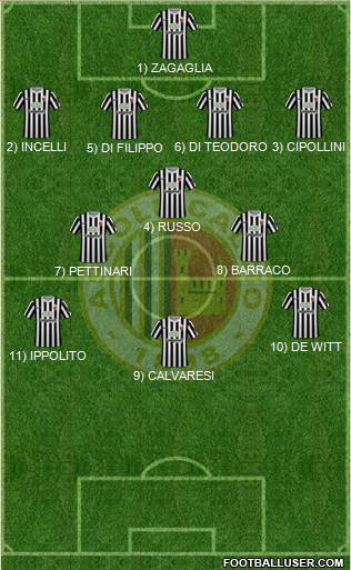 Ascoli football formation