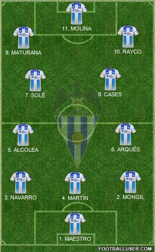 C.D. Alcoyano Formation 2023