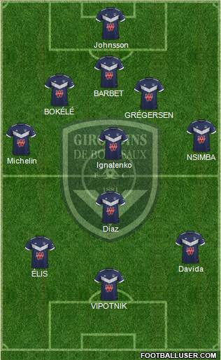 FC Girondins de Bordeaux football formation