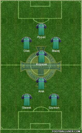 Northern Ireland football formation