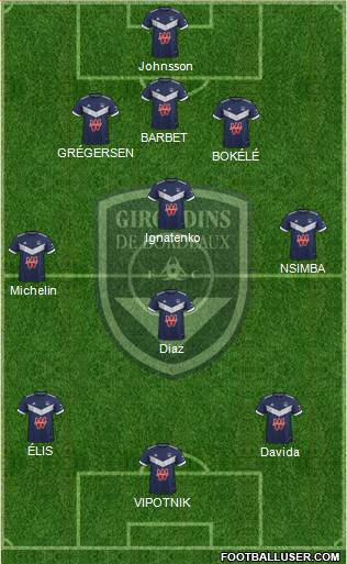 FC Girondins de Bordeaux football formation