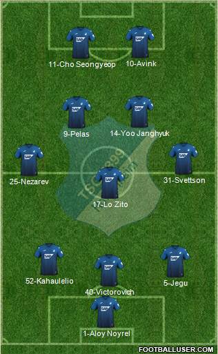 TSG 1899 Hoffenheim Formation 2023