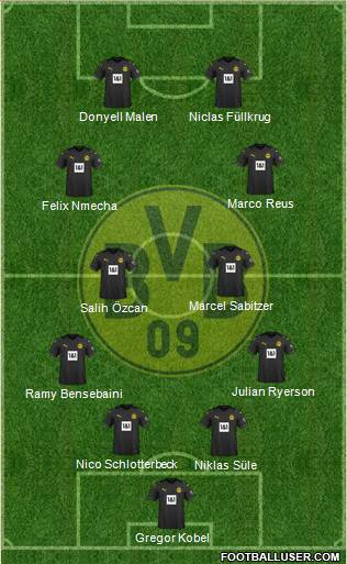 Borussia Dortmund football formation