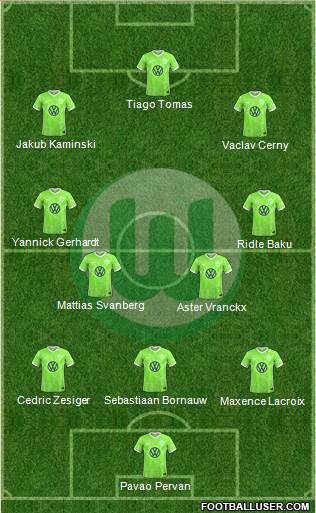 VfL Wolfsburg football formation