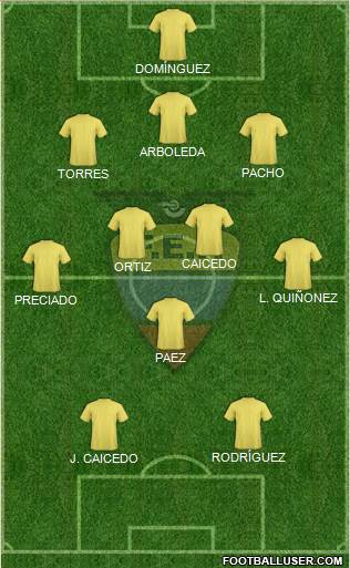 Ecuador football formation