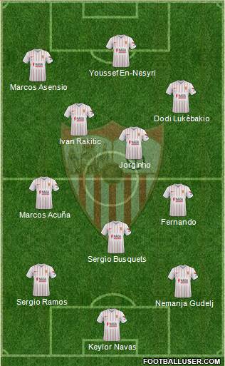 Sevilla F.C., S.A.D. football formation