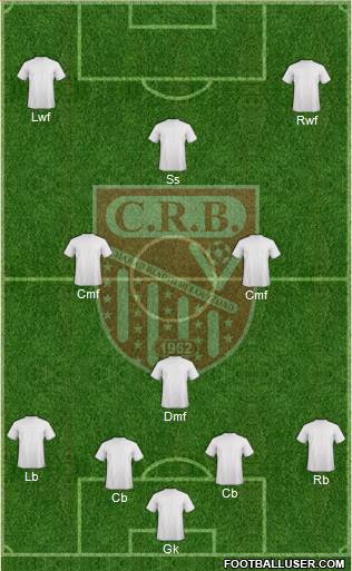 Chabab Riadhi Belouizdad 4-3-3 football formation