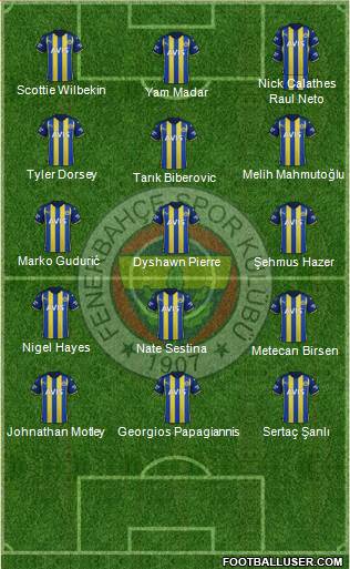 Fenerbahçe SK football formation