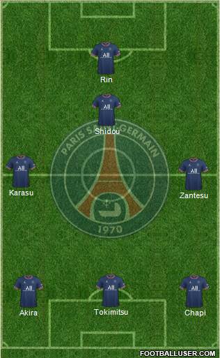 Paris Saint-Germain Formation 2023