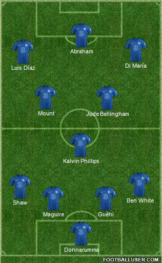 Chelsea football formation