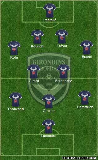 FC Girondins de Bordeaux football formation