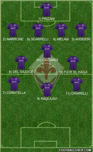 Fiorentina Formation 2023