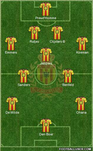 Yellow Red KV Mechelen Formation 2023