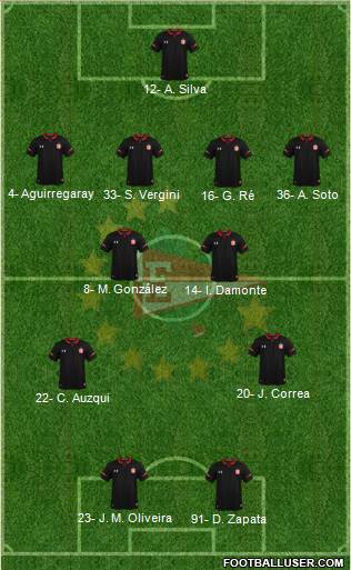 Estudiantes de La Plata football formation