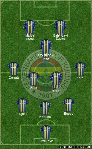 Fenerbahçe SK Formation 2024